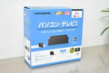 【初期化済】IODATA パソコンテレビ対応HDD USB3.2 Gen1対応ハードディスク 4TB HDCX-UTL4K 7J158_画像8