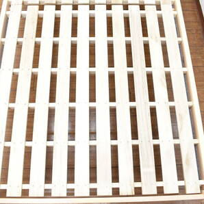 【引取可/福岡市博多区】ベッド ベッドフレーム シングル すのこベッド シングルベッド ローベッド 木製 13I006の画像3