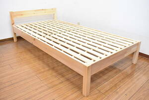 [ pickup possible / Fukuoka city Hakata district ] bed bed frame single rack base bad single bed low bed wooden 13I006