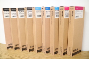 【未使用/領収書可】 9本セット エプソン SC1M70 SC1C70S SC1C70 SC1BK70S SC1BK70 インクカートリッジ 期限切れ -I881