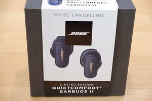 希少 限定色 美品 Bose QuietComfort Earbuds ⅡLimited Edition ミッドナイトブルー