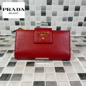 PRADA プラダ サフィアーノレザー 長財布　77