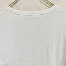 エドウィン L 半袖Ｔシャツ Vネック カットソー ホワイト_画像4