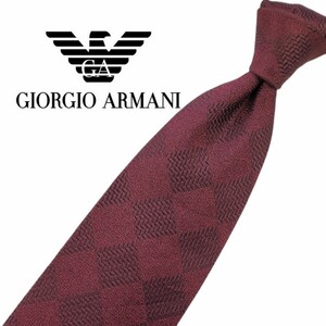 440/ 美品 GIORGIO ARMANI ジョルジオアルマーニ 中古 USED ネクタイ 