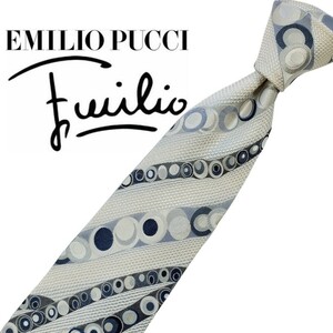 513/ 美品 EMILIO PUCCI エミリオプッチ 中古 USED ネクタイ