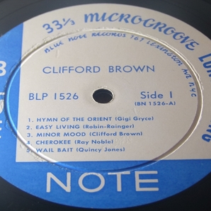 【オリジナル】Clifford Brown Memorial Album★RVG/耳/深溝/フラットディスク/1st青帯額縁カバー★の画像2