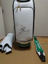 プロゴルファー秋吉 翔太 サイン入りダンロップ SRIXON GGC-S190L メジャーバッグ Masters キャディバッグ 2023年モデル_画像3