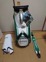 プロゴルファー秋吉 翔太 サイン入りダンロップ SRIXON GGC-S190L メジャーバッグ Masters キャディバッグ 2023年モデル_画像2