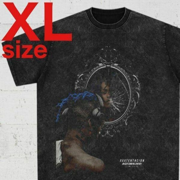 XXXテンタシオン　半袖　ラップ　Tシャツ　RAP TEE　ブラック　XLサイズ