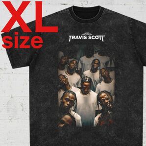 TRAVIS SCOTT　パラレル　RAP　ラップ　Tシャツ　ブラック　XL