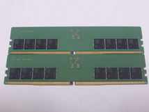 メモリ デスクトップパソコン用 Samsung DDR5-4800 PC5-38400 32GBx2枚 合計64GB 起動確認済み_画像4