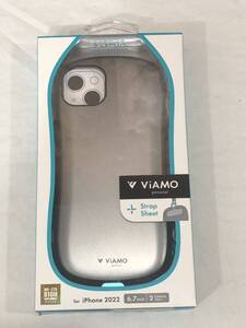 LEPLUS NEXT iPhone 14 Plus 耐衝撃ハイブリッドケース ViAMO personal メタルシルバー LN-IA22VMPKSV