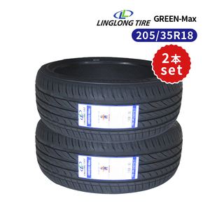 2本セット 205/35R18 2024年製造 新品サマータイヤ LINGLONG GREEN-Max 送料無料 205/35/18