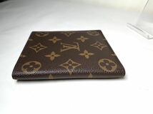 336 外観美品 1円　LOUIS VUITTON ルイヴィトン ミュルティブル モノグラム マルコ 二つ折 財布 ウォレット メンズ 札入 ポルトフォイユ_画像4