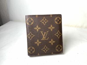 336 外観美品 1円　LOUIS VUITTON ルイヴィトン ミュルティブル モノグラム マルコ 二つ折 財布 ウォレット メンズ 札入 ポルトフォイユ