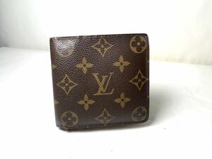 420 1円 LOUIS VUITTON ルイヴィトン M61675 モノグラム ポルトフォイユマルコ 二つ折り 財布 ウォレット ミュルティブル