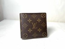 439 美品 1円　LOUIS VUITTON ルイヴィトン ミュルティブル モノグラム マルコ 二つ折 財布 ウォレット メンズ 札入 ポルトフォイユ_画像1