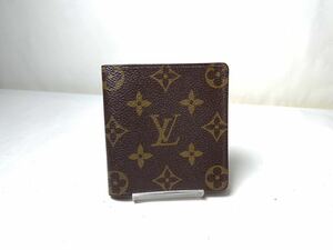 489 美品 1円　LOUIS VUITTON ルイヴィトン ミュルティブル モノグラム マルコ 二つ折 財布 ウォレット メンズ 札入 ポルトフォイユ