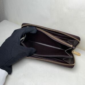 1円〜 美品 LOUIS VUITTON ルイヴィトン ヴェルニ アラマント ジッピーウォレット M93522 ラウンドファスナー 長財布 モノグラムの画像9