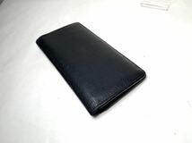 527 1円 ■外観美品■ LOUIS VUITTON ルイヴィトン M30501 タイガ ポルトフォイユ ブラザ 二つ折り 長財布 ウォレット メンズ ブラック系 _画像3