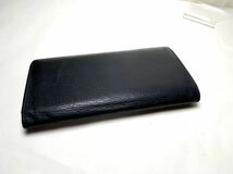 527 1円 ■外観美品■ LOUIS VUITTON ルイヴィトン M30501 タイガ ポルトフォイユ ブラザ 二つ折り 長財布 ウォレット メンズ ブラック系 _画像4