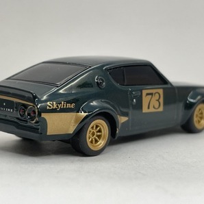 ■★UCC 日産ワークス プレミアム コレクション Rの軌跡 2 SKYLINE（スカイライン）GT-R（KPGC110)ワークス仕様 1/64ダイキャスト製の画像2