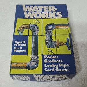 0313★☆ 未使用、water works 昭和レトロ シュリンク付き 水道管ゲーム カードゲーム ウォーターワークス 送料520円☆★