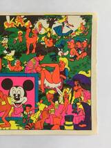 60s 70s ビンテージ Disneyland Memorial Orgy ディズニーランド メモリアル オージー ブラックライト ポスター 印刷物 12.5cm×20cm 希少_画像4