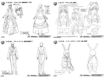 ①ハートの国のアリス　製作用資料　設定資料_画像1