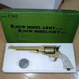 【再塗装品】CMC レミントン アーミー CAL.44　SMG　未発火　ジャンク品　レミントン　ニュー　モデル　アーミー　西部劇