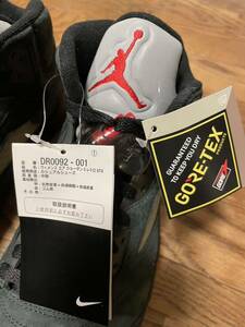 国内正規新品 NIKE WMNS AIR JORDAN5 RETRO GORE-TEX Off-Noir DR0092-001 ジョーダン5 ゴアテックス US11 28cm