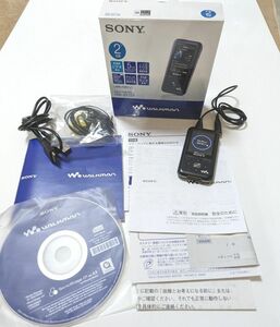 動作確認済 SONY ソニー WALKMAN ウォークマン 2GB NW-S715F ブラック 初期化済