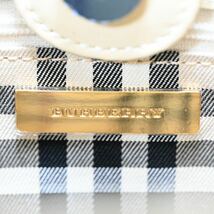 バーバリー burberry ワンショルダー レザー ノバチェック ベージュ_画像10