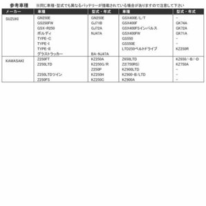 YB10L-A2 GM10Z-3A FB10L-A2 BX10A-3B バイクバッテリー 開放式 液付属 Velocityの画像4