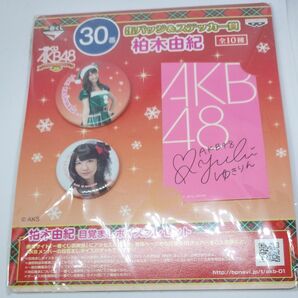 生活雑貨 (女性) 30番：集合 クリスマス衣装版ポスターケース 「一番くじ AKB48」 缶バッジ