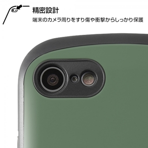 iPhone SE（第3世代)/（第2世代)/8/7 耐衝撃 3H 高硬度 ハード ソフト ハイブリッド ケース カバー ジャケット 肉厚 ストラップホールの画像5