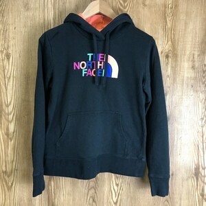 THE NORTH FACE ロゴ プリント スウェットパーカー レディースMサイズ ノースフェイス スエット アウトドア 古着 e24022920