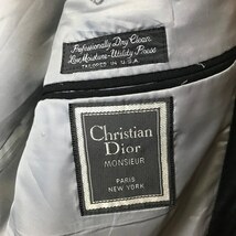 USA製 90s VINTAGE Christian Dior Monsieur ドレス ジャケット メンズS クリスチャンディオールムッシュ 90年代 古着 e24022801_画像4