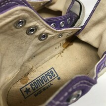 青枠 USA製 80s VINTAGE CONVERSE ALL STAR Hi 80年代 コンバース オールスター レディース キッズ スニーカー US1.5 e24031714_画像6