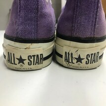 青枠 USA製 80s VINTAGE CONVERSE ALL STAR Hi 80年代 コンバース オールスター レディース キッズ スニーカー US1.5 e24031714_画像7