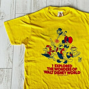 美品 80s ビンテージ USA製 ディズニー Disney KODAK 企業 Tシャツ ミッキー 半袖 ヴィンテージ VINTAGE メンズ M 古着 古着屋 90s