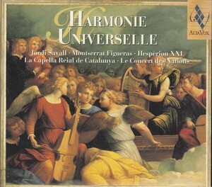 サヴァール　jordi savall/Harmonie Universelle 輸入CD美品状態良好　alia vox av9810 古楽　ルネサンス　バロック