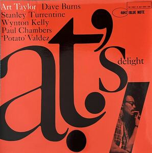 Blue Note・4047・Art Taylor・AT's Delight・本物ニス引き色校正・モザイク秘蔵品・Mカスクーナ所有・正真正銘・盤無！