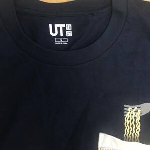 古着 ユニクロ 日清食品 カップヌードル シーフード ヌードル Tシャツ Sサイズ ネイビー CUP NOODLE SEAFOOD UNIQLO UTの画像3