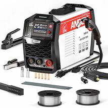 【新品送料無料】ANDELI 半自動溶接機 120AノンガスMIG/アーク溶接/lift TIG 100V/200V兼用 インバーター直流溶接機 MIG溶接 半自動_画像1