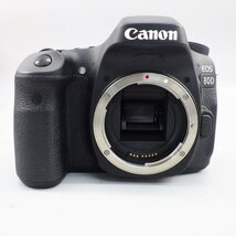 1円～ Canon キヤノン EOS 80D ※通電・シャッター確認済 現状品 カメラ 255-2542496【O商品】_画像2