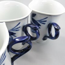 1円～ Meissen マイセン ロビニエ（アカシア） カップ＆ソーサー 計6客 陶器 テーブルウェア 食器 308-2545124【O商品】_画像5