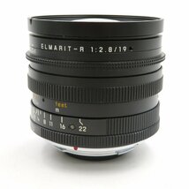 1円～ Leica ライカ ELMARIT R 1:2.8/19 レンズ 動作未確認 y42-2551136【Y商品】_画像2