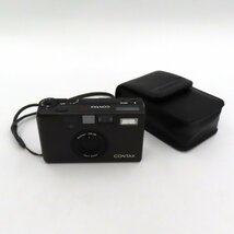 1円～ Contax コンタックス T3 コンパクトフィルムカメラ ケース付 動作確認済 現状品 y226-2564872【Y商品】_画像1