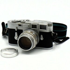 1円～ Leica ライカ M3 レンジファインダーカメラ 1:1.4/50 レンズ シャッターのみ確認済 現状品 y170-2562298【Y商品】